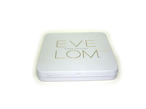 Printed Custom Square Tin Box Gift Cards Metal Packaging With Embossing
