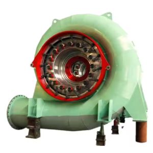 China Carbon Steel Q345 Spiral Case Francis Water Turbine for 50 M-120m Rated Head Hydroelectric Power Station on sale