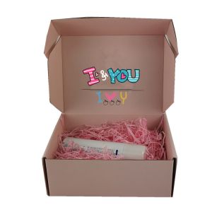 Custom Pink Skin Care Beauty Corrugated Cardboard Shipping Box The Perfect