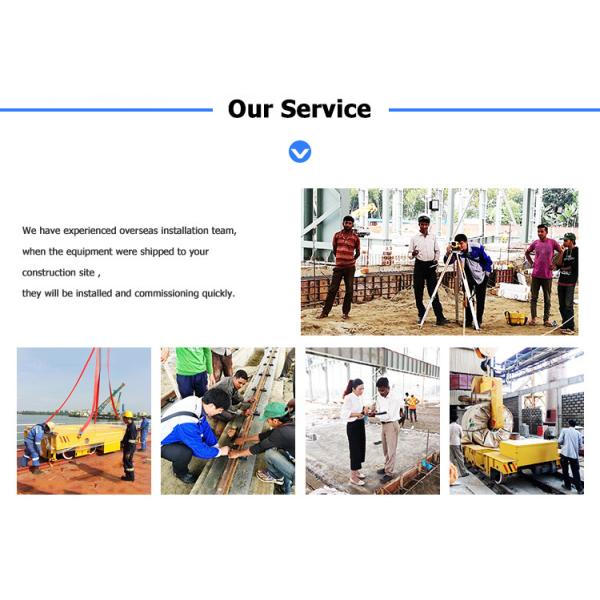 Dc Motorized Steel Billets Transfer 5ton Cart Material Handling Solutions