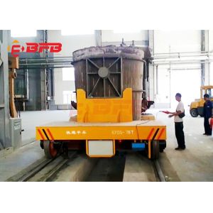 High Temperature Proof Ladle Transfer Trolley Molten Steel Transport