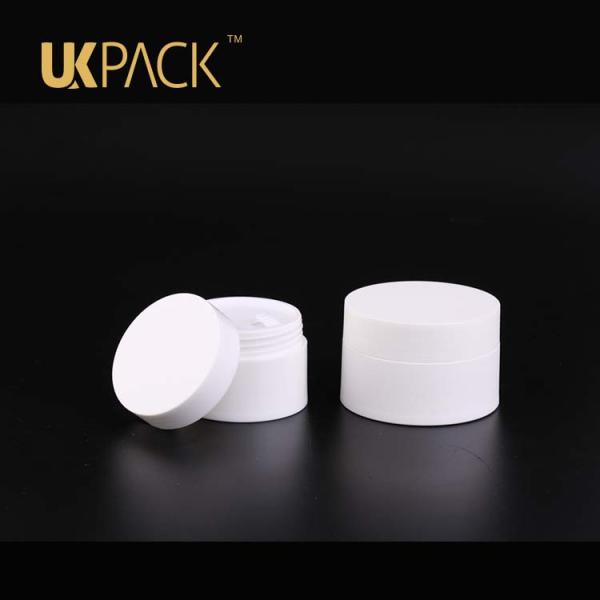 UKPACK Hot selling fashionable PP 15ml/ 30ml white acrylic cream jar