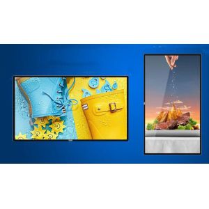 4K UHD 75" inch LCD LED Monitor for Wireless WIFI network Android advertising