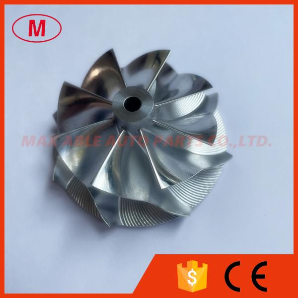 K04 5306-123-2014 46.39/56.08mm 8+0 blades aluminum 2618/milling/billet compressor wheel for 5304-970-0064 53049700064