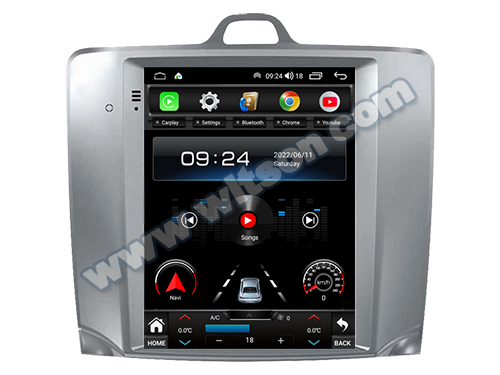 Buy 9.7'' Tesla Vertical Screen For Ford Focus 2 3 Mk2 Mk3 2004-2011 Android Car Multimedia Player at wholesale prices