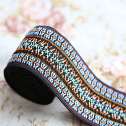 Jacquard Ribbon for Garment Underwear Waistband Vintage Jacquard Elastic Band