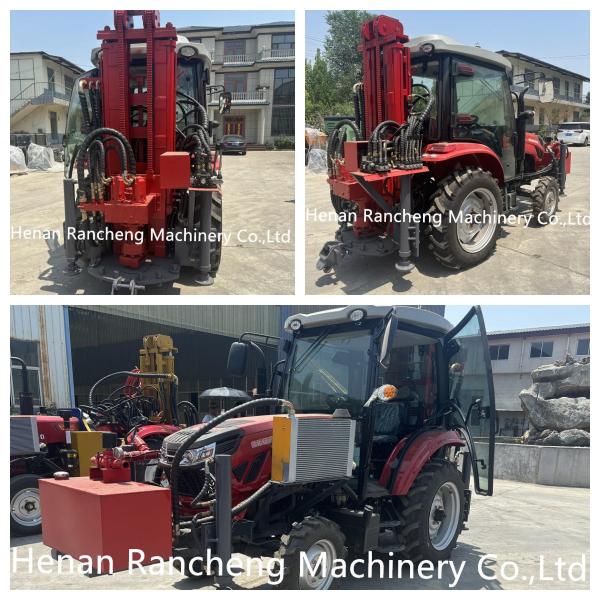 Full Hydraulic 300m Trailer Mounted Water Well Drilling Rig 4x4