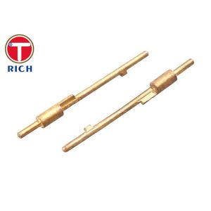 OEM CNC Brass Parts For Copper Fiber Optic AC / DC Pin Metal Processing