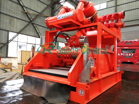 Solid control mud cleaner Oil Drilling Mud Cleaning Equipment With Bottom Shale Shaker 320m3/H Capacity
