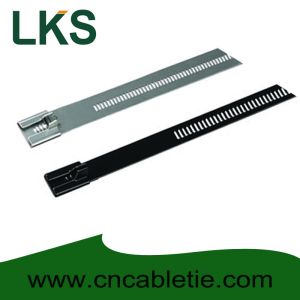 Quality 7×400mm Ladder Type Stainless Steel Cable Tie for sale