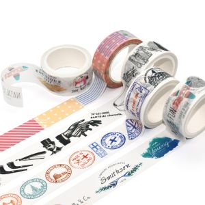 China Single Sided Adhesive Autumn Style Japanese Washi Tapes on sale
