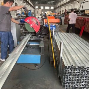 1.0 - 2.0 Mm Thickness Purlin Roll Forming Machine M Profile With PLC Control