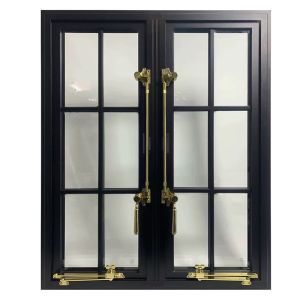 black Retro Modern Steel Windows And Doors Durability And Low Maintenance