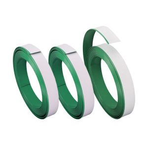 Advertising Facade Sign 100 Meter Green Color 0.6mm Thickness Aluminum Trim Cap