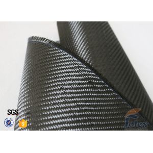 Quality 39&quot; Carbon Fiber Cloth Silver Coated Fabric Engineering Reinforcement 3K 200g for sale