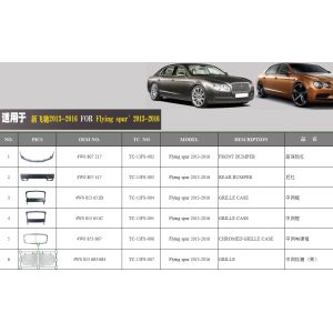 100% Tested Rear Bumper Lower Bracket For 2013-2016 Continental Flying Spur By