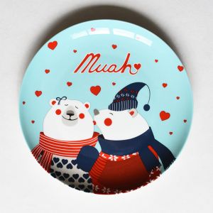 Modern Elegant CMYK Printing 8.5inch Bone China Dinnerware Set