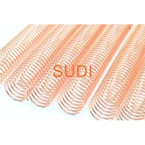 Rose Gold P5:1 3/8" Metal Spiral Binding Coils