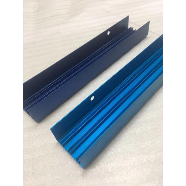 Buy Aluminum Enclosure Blue Anodized CNC Milling Aluminum Extrusion Profile at wholesale prices