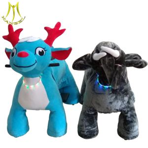 Hansel portable amusement ride made in china and amusement animal ride manufacture with kids ride on animal toys