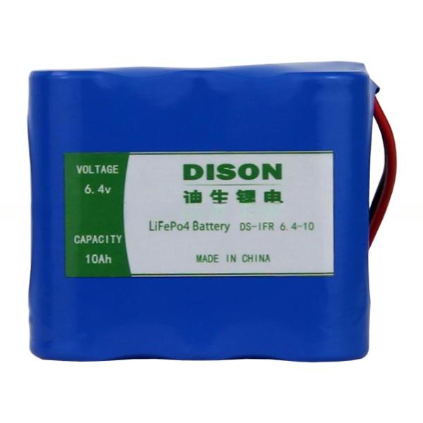 6.4v 10Ah 64Wh LiFePo4 Lithium Ion Phosphate Battery Pack For Solar Energy Storage