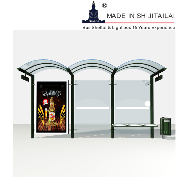 Buy L4200mm Prefabricated Bus Shelters at wholesale prices