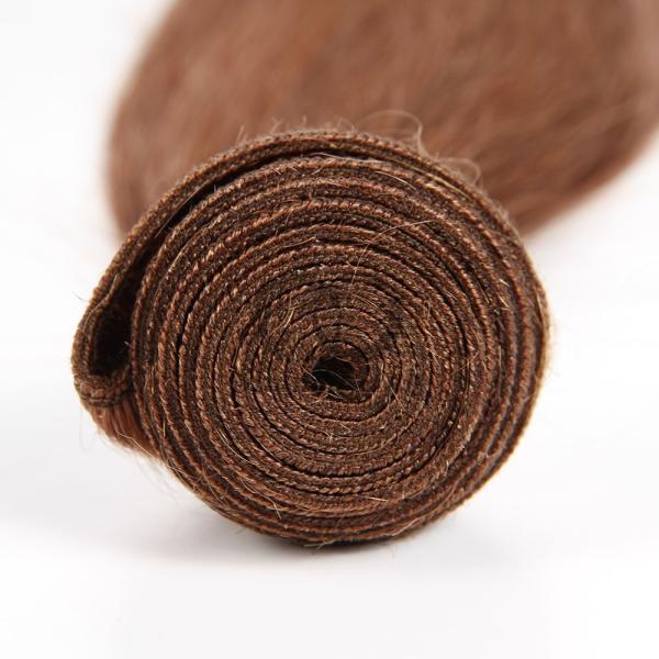 #30 Medium Auburn Straight Remy Human Hair Bundles Sew In Weave Bundles Brazilian Bundle Deals