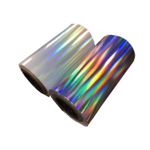 Moisture Proof Transparent Holographic Film Roll For Gift / Craft