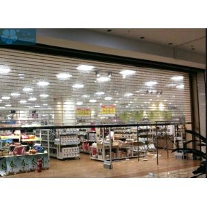 Easy Installation SS316 9mm Tube Clear Roller Door