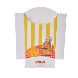 Custom Recyclable French Fries Carton Food Package Boxes Packaging