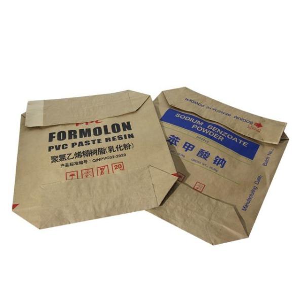 20kg 25kg Water Resisting Multiwall Paper Bags Cement Packaging Bag Flexo Print