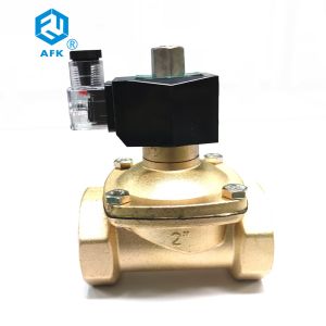 Pilot Diaphragm 24V 2in Brass Solenoid Valve NPT Thread