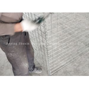 Military Galfan Welded Mesh Hesco Gabion For Army Retaining Wall