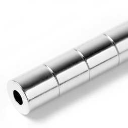 China Wholesale Stock Various Shapes Ring Sintered Silver NdFeB Magnet on sale