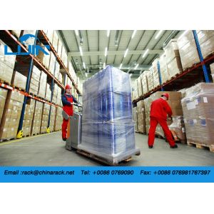 Heavy Duty Selective Pallet Racking , ISO9001 / ISO14001 Industrial Storage