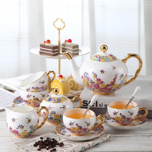 Buy 220cc Amorous Smooth Modeling English Bone China Tea Cups at wholesale prices