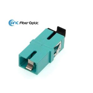 Low Insertion Loss Flangeless SC Fiber Adapter Simplex Duplex with Inner Shutter