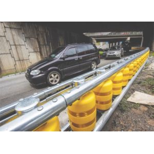 EVA Rolling Guardrail Roller Anti Crash Guardrail Road Roller Barrier