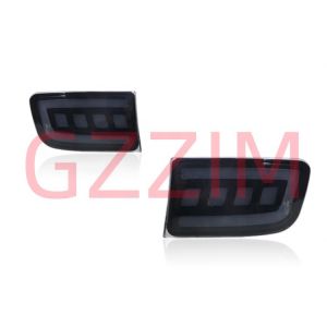 LED Bumper Light Rear Fog Lamp Brake Light Dynamic Turn Signal Reflector For