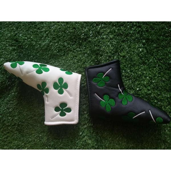 Four Leaf Clover headcover , Golf headcover , golf headcover , putter headcover , headcover