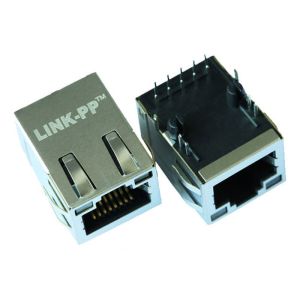 ARJM11C7-809-KB-CW4 2.5G Single Port RJ45 Connector with LEDs For PC Card