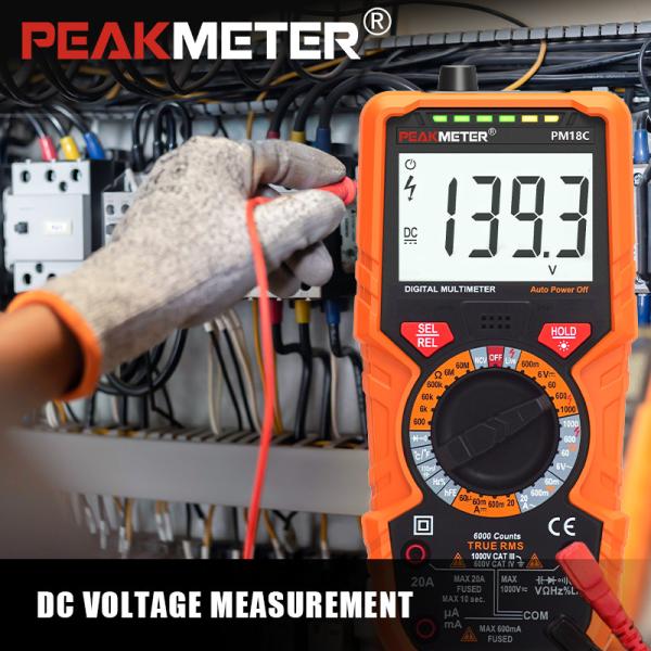 True RMS Digital Multimeter Comprehensive Measurement with Temperature,