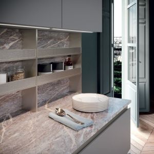 High-end Design Melamine Kitchen Cabinet With Customization Options And