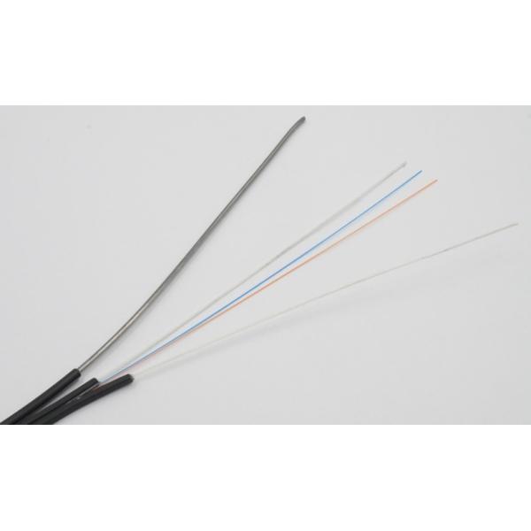 Outdoor 2 Core FTTH Fiber Optic Drop Cable with FRP Strength Member