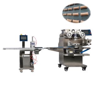 Full automatic stuffed fig bar protein bar extrude machine