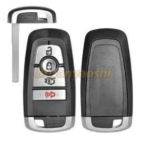 Quality Ford 4Buttons Smart Key Shell with Emergency Key Insert for sale