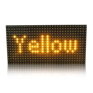 Single Yellow Bi Color LED Display