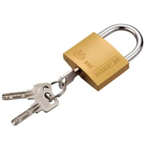 ISO9001 Indoor 40mm Brass Padlock Keyed Alike ODM