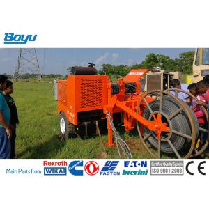 China TY90 Cummins Engine Max Pull 100kN Hydraulic Cable Pulling Machine on sale