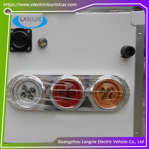 900KGS Electric Baggage Cart 2 seats Electric Van AC Motor 48V 5KW For Hotel Buggy Car